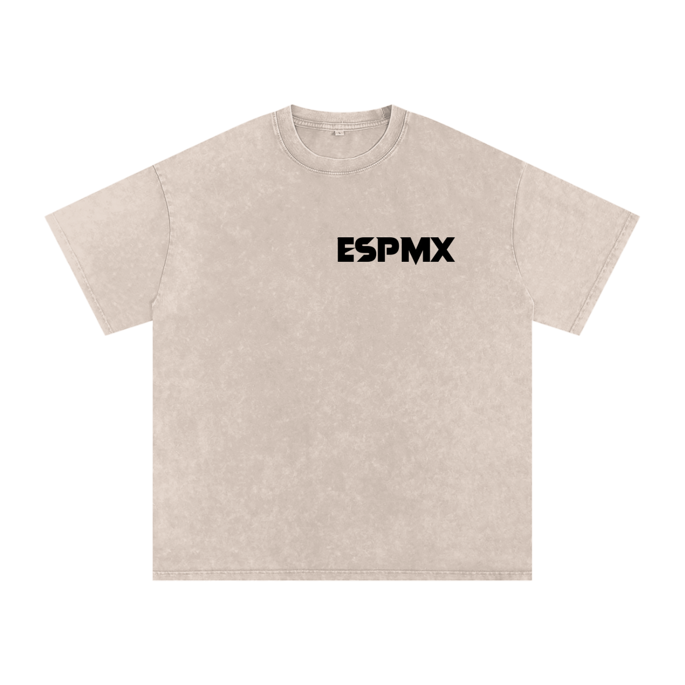 ESPMX Khaki Acid Wash Oversize T-Shirt