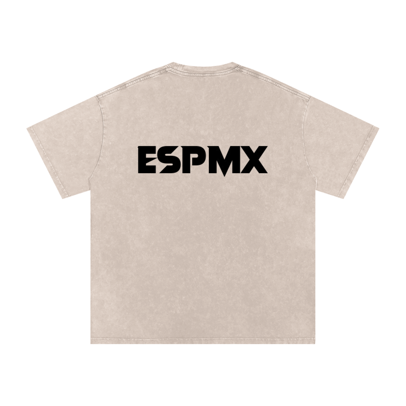 ESPMX Khaki Acid Wash Oversize T-Shirt
